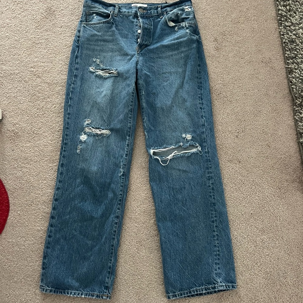 Zara Loose Low rise jeans